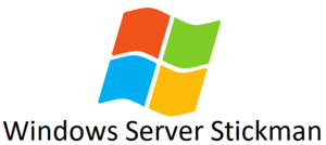 windows server stickman logo