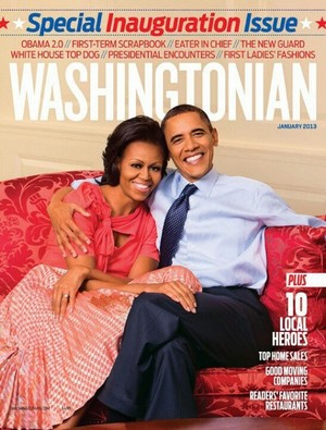  Barack And Michelle On Cover Of Washingtonian