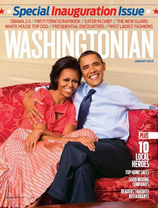 Barack And Michelle On Cover Of Washingtonian