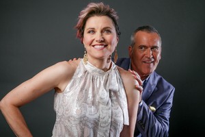  Ash Vs Evil Dead Season 2 Lucy Lawless and Bruce Campbell Portrait