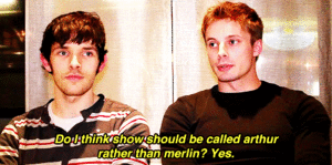 Bradley & Colin - Merlin Interview: Arthur vs. Merlin