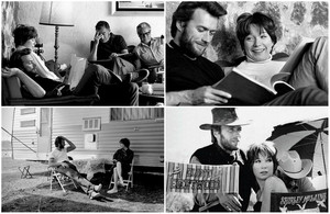 Clint Eastwood and Shirley MacLaine on the set of Two Mules for Sister Sara