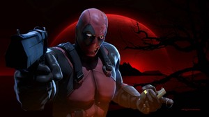  Deadpool fond d’écran - Red