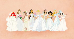  Disney Princess Wedding SET