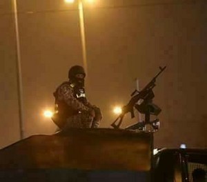  EGYPT ARMY POLICE WAR IN THE NIGHT