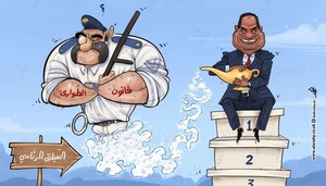  ELSISI WITH DAJJAL EGYPT POLICE