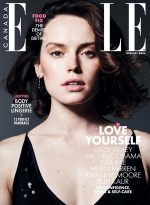  Elle Canada - February 2018 cover
