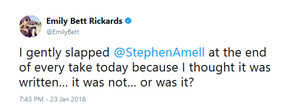  Emily's tweet about Stephen