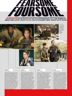  Fear the Walking Dead in Entertainment Weekly: Fearsome Foursome