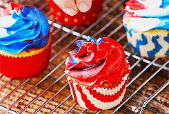  Fourth of July cupcake