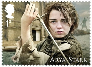  Game of Thrones Stamps - Arya Stark