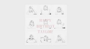 HAPPY BIRTHDAY Taylor cepat, swift