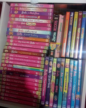 my Barbie movie collection