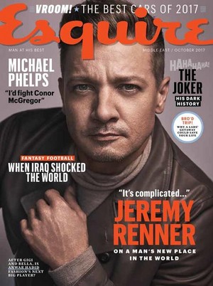  Jeremy Renner - Esquire Middle East Cover - 2017