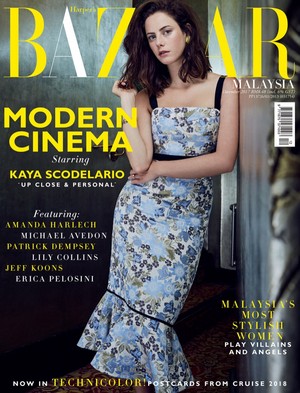  Kaya Scodelario ~ Elle Harper’s Bazaar Malaysia ~ December 2017