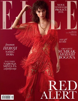 Luma Grothe for Elle Serbia [February 2018]