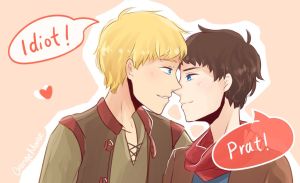 Merlin & Arthur Are So In Love (With Each Other)