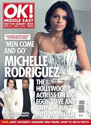 Michelle Rodriguez - OK! Middle East Cover - 2012