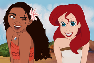 Moana x Ariel