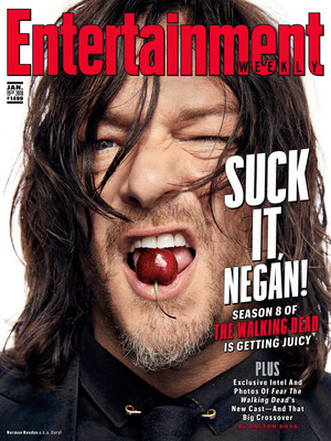  Norman Reedus on an Entertainment Weekly Cover - January 19, 2018