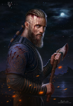  Ragnar Lothbrok bởi greg opalinski