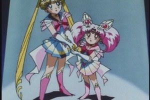  Sailor Moon and Mini moon