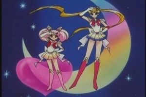  Sailor Moon and mini moon