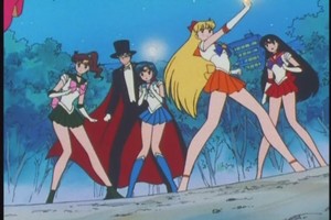  Sailor Scouts and Tuxedo Mask