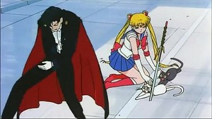  Sailor moon and Tuxedo Mask