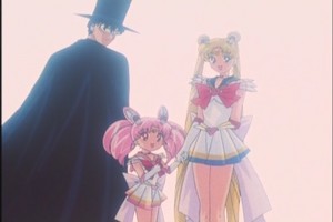  Tuxedo Mask Sailor Moon and Mini Moon