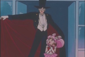  Tuxedo Mask and Sailor Mini Moon