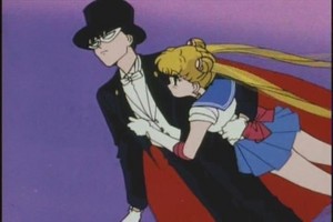  Tuxedo Mask and Sailor moon