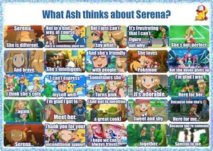  WHAT ASH THINKS ABOUT SERENA?