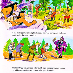  Walt डिज़्नी Book Scans – Pocahontas (Danish Version)