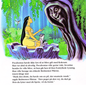  Walt 디즈니 Book Scans – Pocahontas (Danish Version)