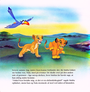  Walt Disney Book Scans – The Lion King (Danish Version)
