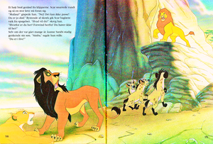  Walt Дисней Book Scans – The Lion King: The Story of Simba (Danish Version)