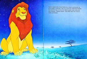  Walt Disney Book Scans – The Lion King: The Story of Simba (Danish Version)
