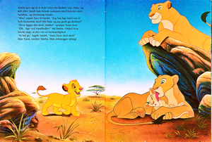  Walt disney Book Scans – The Lion King: The Story of Simba (Danish Version)
