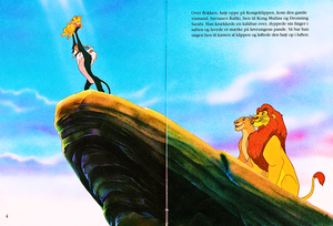  Walt Disney Book Scans – The Lion King: The Story of Simba (Danish Version)