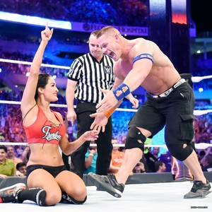  Wrestlemania 33 - John Cena and Nikki Bella