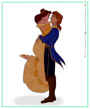 belle and adam by pitchblack1994 daz2dc8