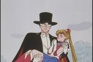  tuxedo Mask and Sailor moon