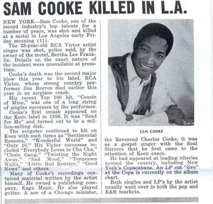 Article Pertaining To Sam Cooke
