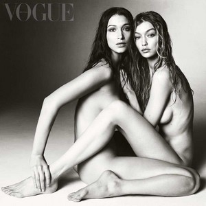  Bella Hadid and Gigi Hadid Undress for Vogue UK [March 2018]