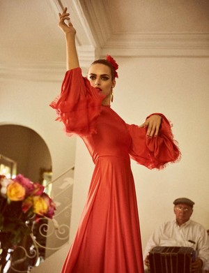  Birgit Kos in dancing styles for Vogue Germany [March 2018]