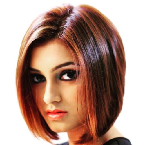 Dark red blunt cut hair bob for Indian girl - Awesome Family Photo  (41034531) - Fanpop