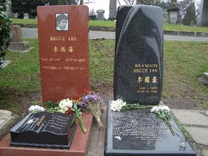  Gravesite Of Bruce And Brandon Lee