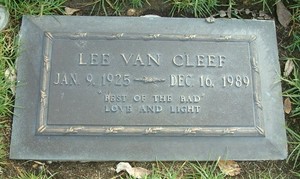  Gravesite Of Lee furgão, van Cleef