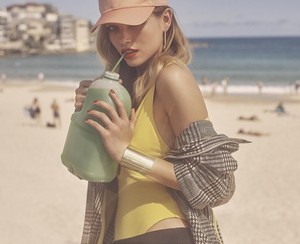 Hana Jiříčková in a Beach Editorial for Vogue Australia [February 2018]